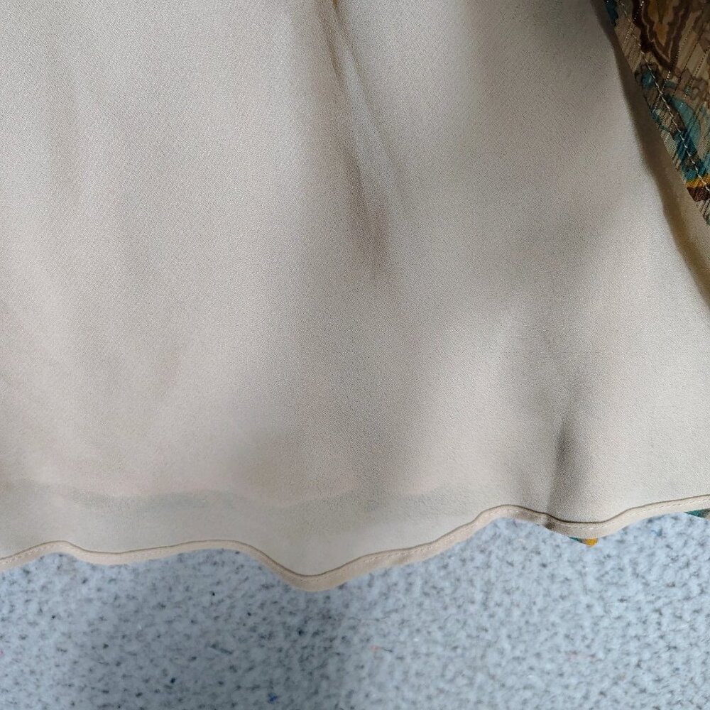 Lane Bryant Top Womens 20 Brown Paisley Halter Neck Blouse Y2K Retro Boho NWT - Picture 9 of 12